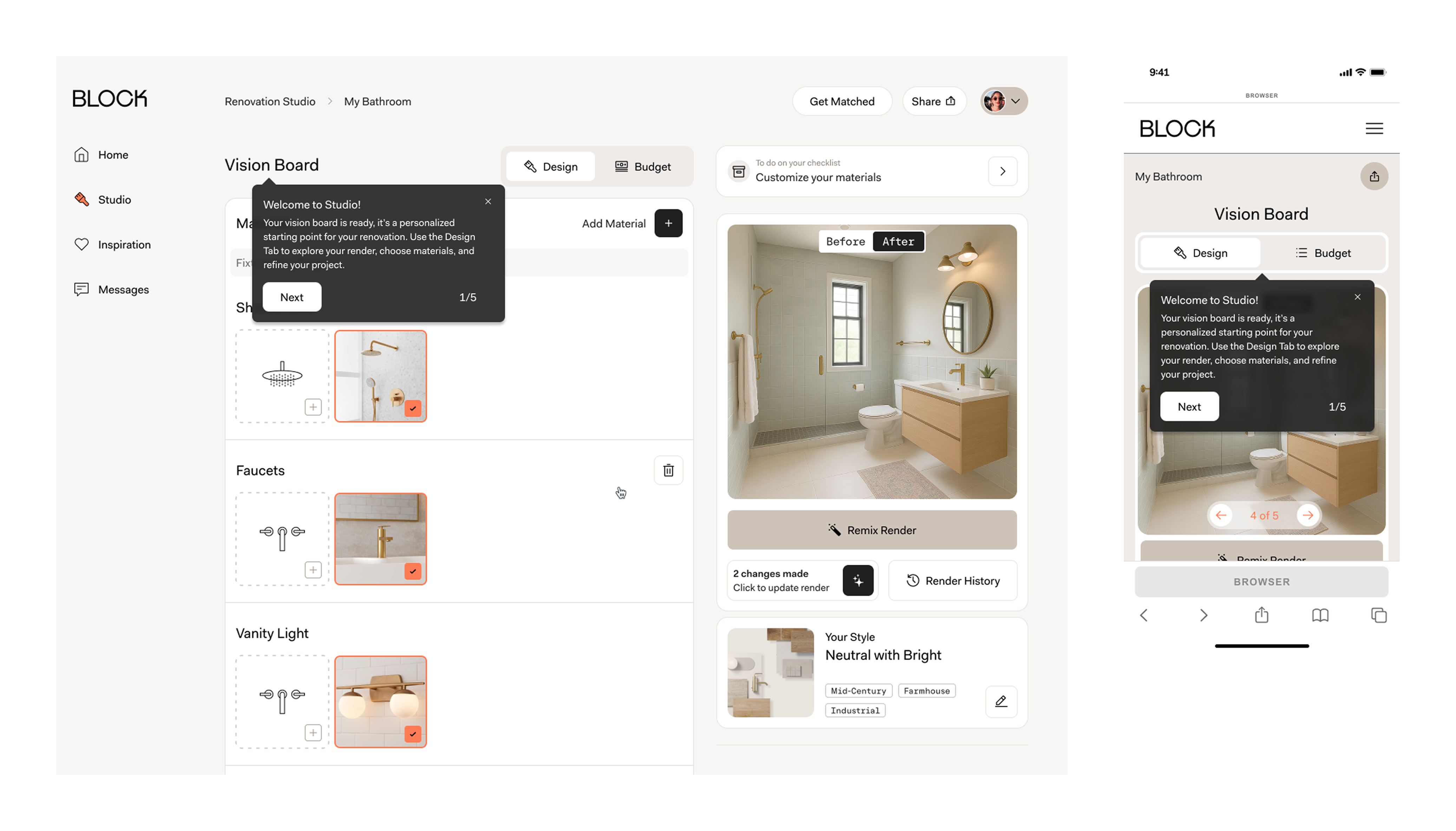 Design Tab